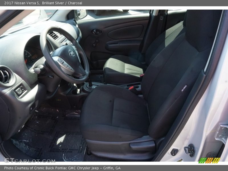 Brilliant Silver / Charcoal 2017 Nissan Versa S