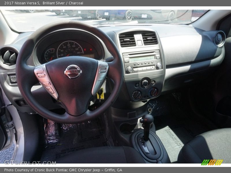 Brilliant Silver / Charcoal 2017 Nissan Versa S