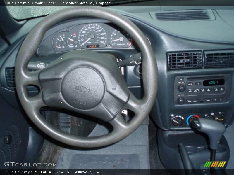 Ultra Silver Metallic / Graphite 2004 Chevrolet Cavalier Sedan