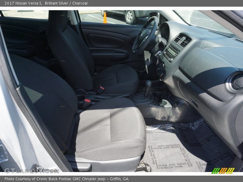 Brilliant Silver / Charcoal 2017 Nissan Versa S