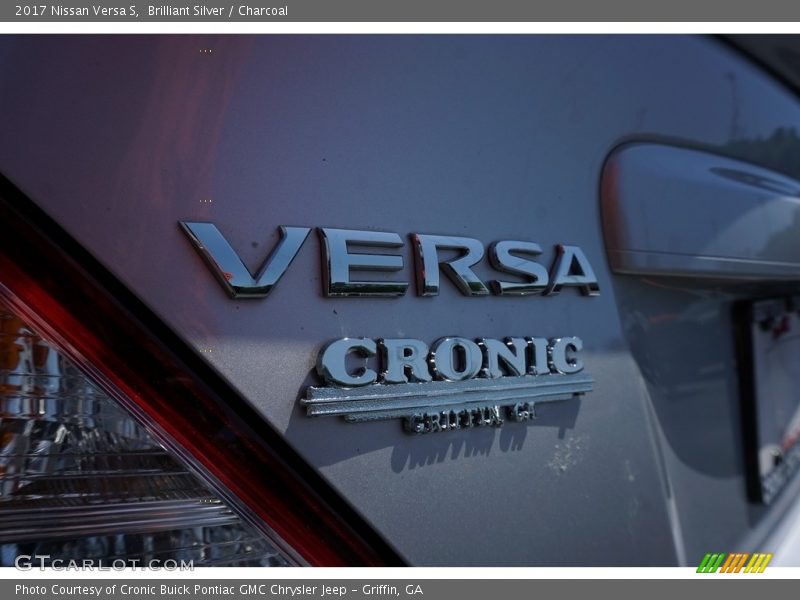 Brilliant Silver / Charcoal 2017 Nissan Versa S