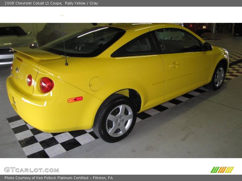 Rally Yellow / Gray 2008 Chevrolet Cobalt LS Coupe