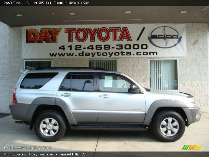 Titanium Metallic / Stone 2003 Toyota 4Runner SR5 4x4