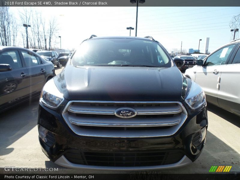Shadow Black / Charcoal Black 2018 Ford Escape SE 4WD