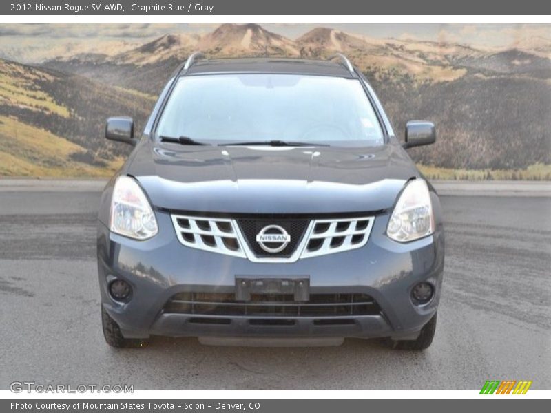 Graphite Blue / Gray 2012 Nissan Rogue SV AWD