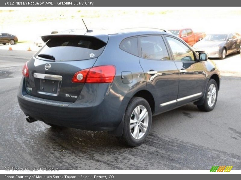 Graphite Blue / Gray 2012 Nissan Rogue SV AWD