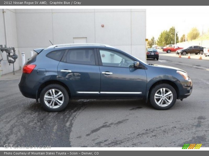 Graphite Blue / Gray 2012 Nissan Rogue SV AWD