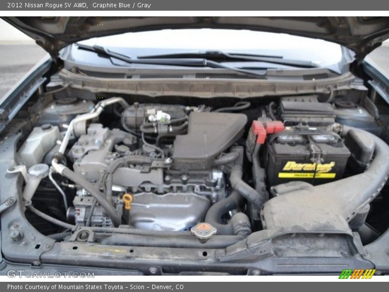 Graphite Blue / Gray 2012 Nissan Rogue SV AWD