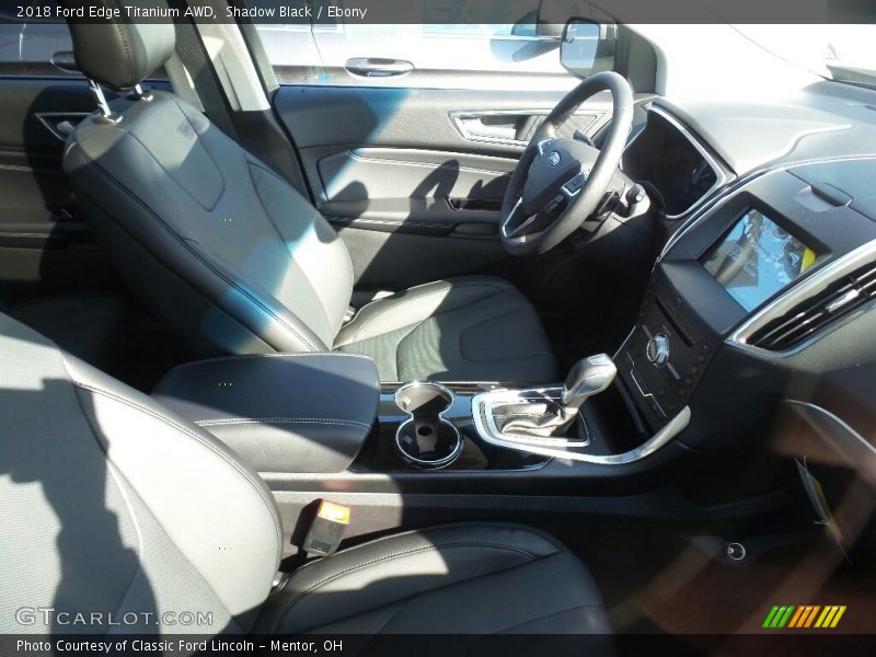 Shadow Black / Ebony 2018 Ford Edge Titanium AWD