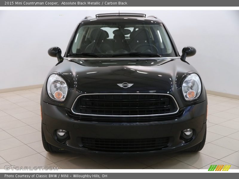 Absolute Black Metallic / Carbon Black 2015 Mini Countryman Cooper