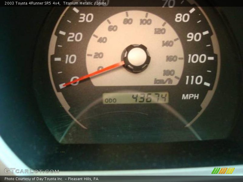 Titanium Metallic / Stone 2003 Toyota 4Runner SR5 4x4