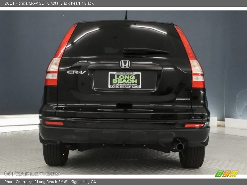 Crystal Black Pearl / Black 2011 Honda CR-V SE