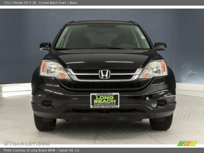 Crystal Black Pearl / Black 2011 Honda CR-V SE