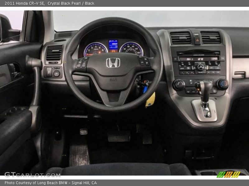 Crystal Black Pearl / Black 2011 Honda CR-V SE