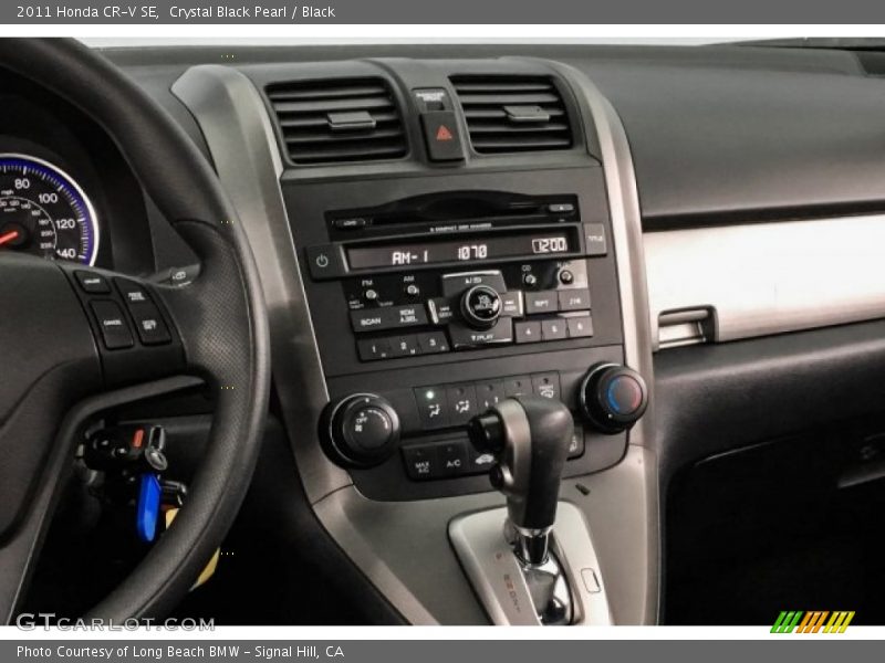 Crystal Black Pearl / Black 2011 Honda CR-V SE