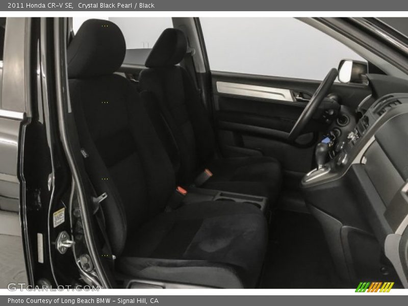 Crystal Black Pearl / Black 2011 Honda CR-V SE