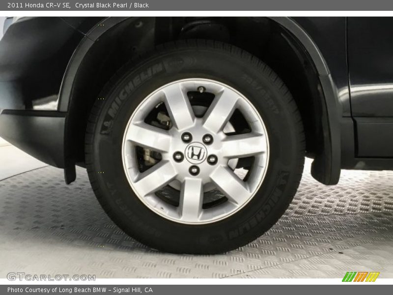 Crystal Black Pearl / Black 2011 Honda CR-V SE