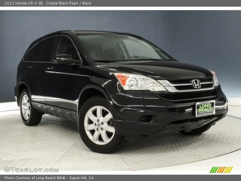 Crystal Black Pearl / Black 2011 Honda CR-V SE