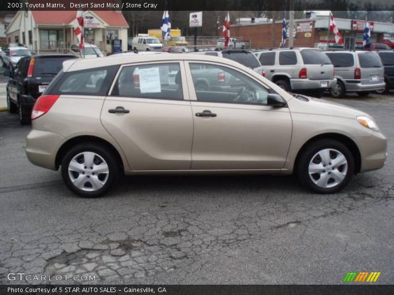 Desert Sand Mica / Stone Gray 2003 Toyota Matrix