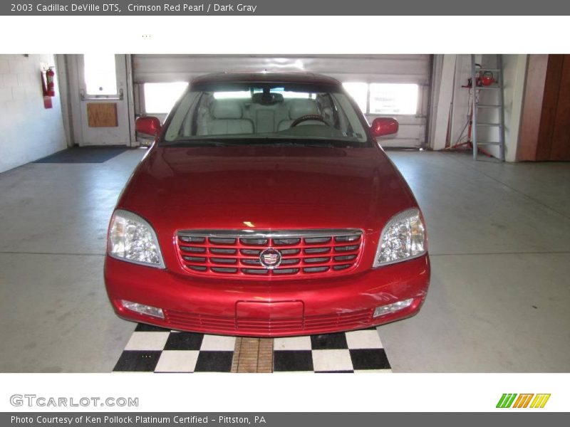 Crimson Red Pearl / Dark Gray 2003 Cadillac DeVille DTS