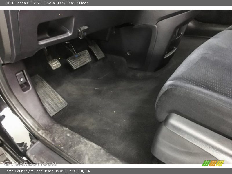 Crystal Black Pearl / Black 2011 Honda CR-V SE