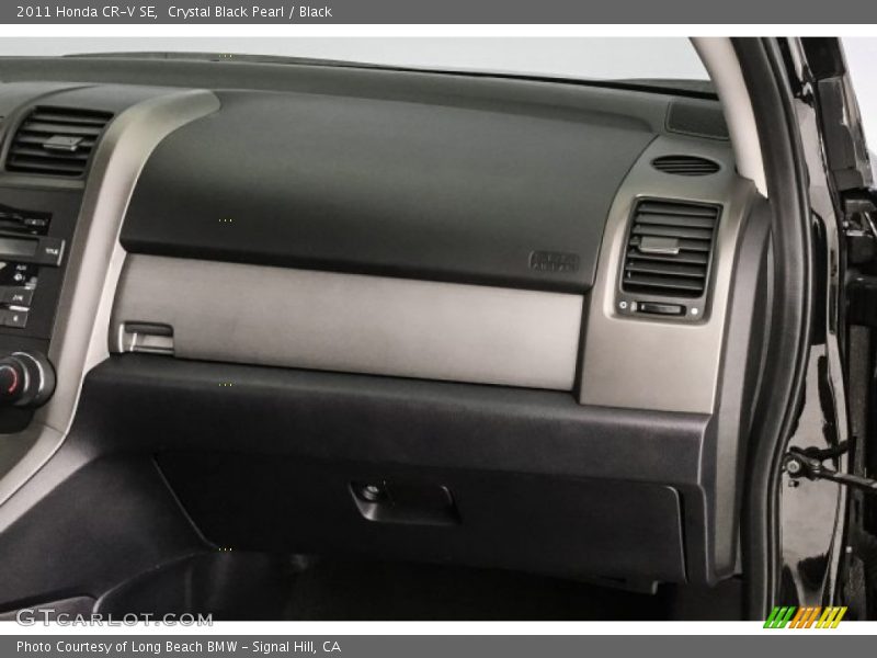Crystal Black Pearl / Black 2011 Honda CR-V SE
