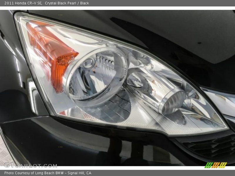 Crystal Black Pearl / Black 2011 Honda CR-V SE