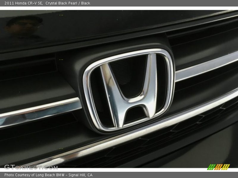 Crystal Black Pearl / Black 2011 Honda CR-V SE