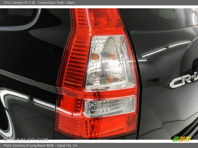 Crystal Black Pearl / Black 2011 Honda CR-V SE