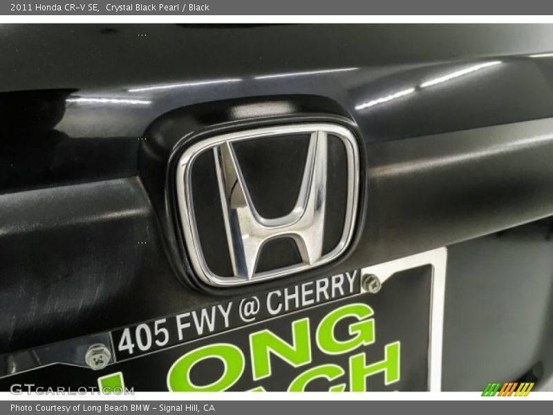 Crystal Black Pearl / Black 2011 Honda CR-V SE
