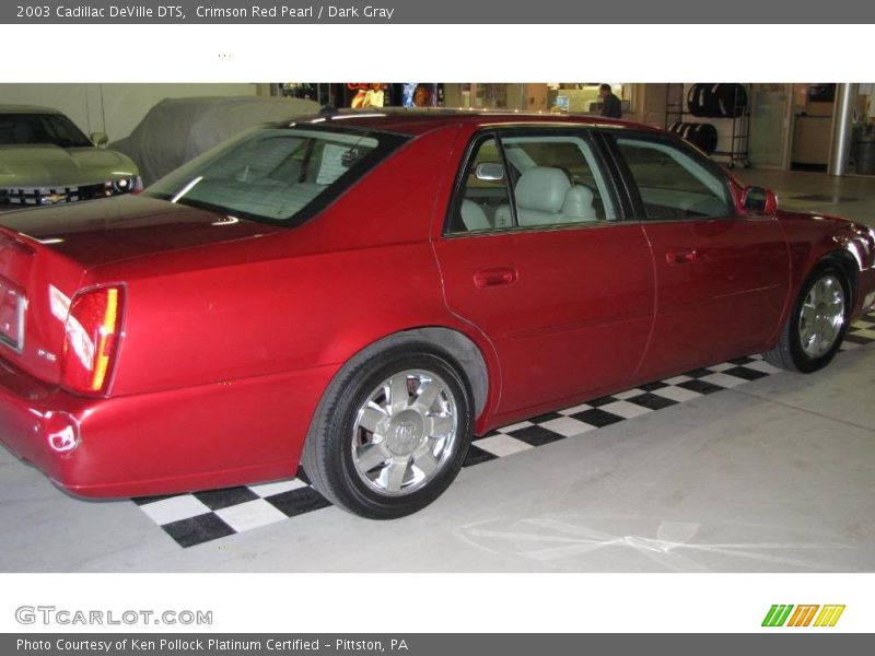 Crimson Red Pearl / Dark Gray 2003 Cadillac DeVille DTS