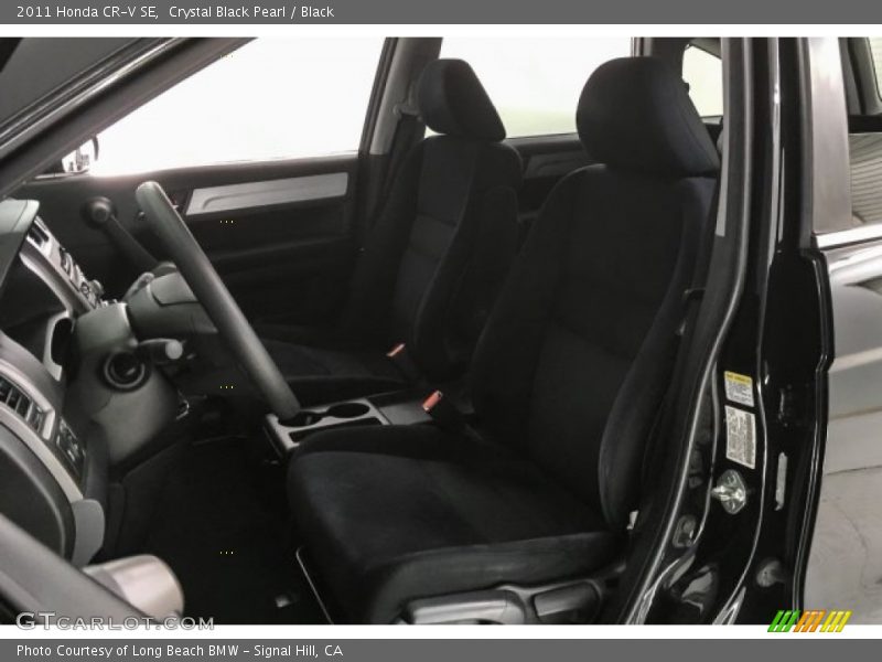 Crystal Black Pearl / Black 2011 Honda CR-V SE