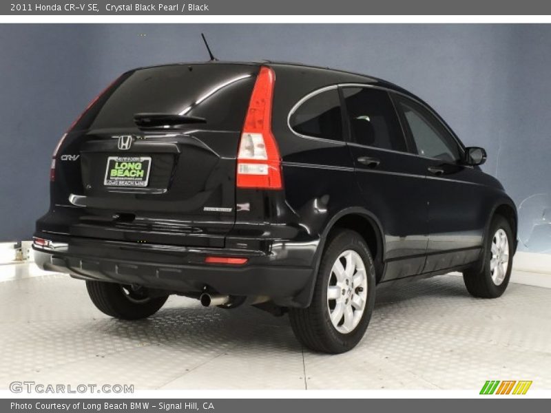 Crystal Black Pearl / Black 2011 Honda CR-V SE
