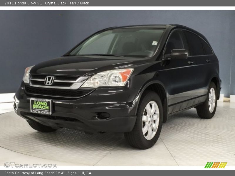 Crystal Black Pearl / Black 2011 Honda CR-V SE