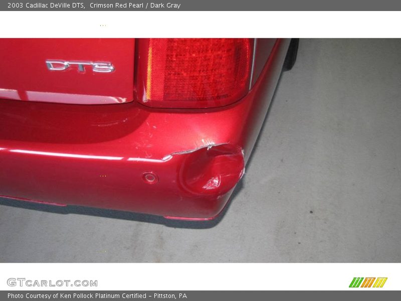 Crimson Red Pearl / Dark Gray 2003 Cadillac DeVille DTS
