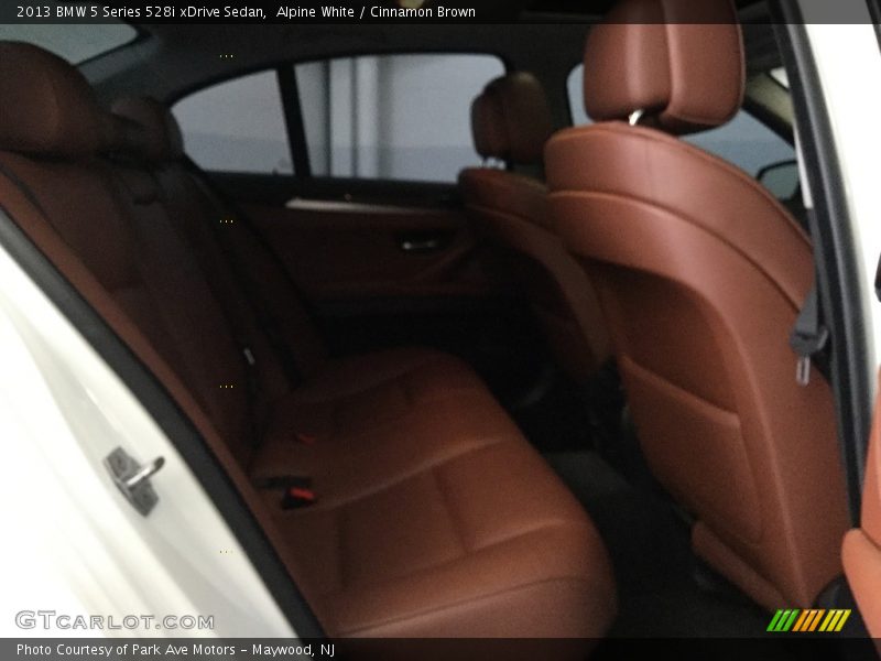 Alpine White / Cinnamon Brown 2013 BMW 5 Series 528i xDrive Sedan