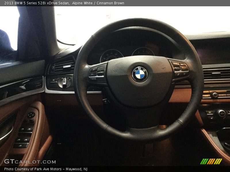 Alpine White / Cinnamon Brown 2013 BMW 5 Series 528i xDrive Sedan