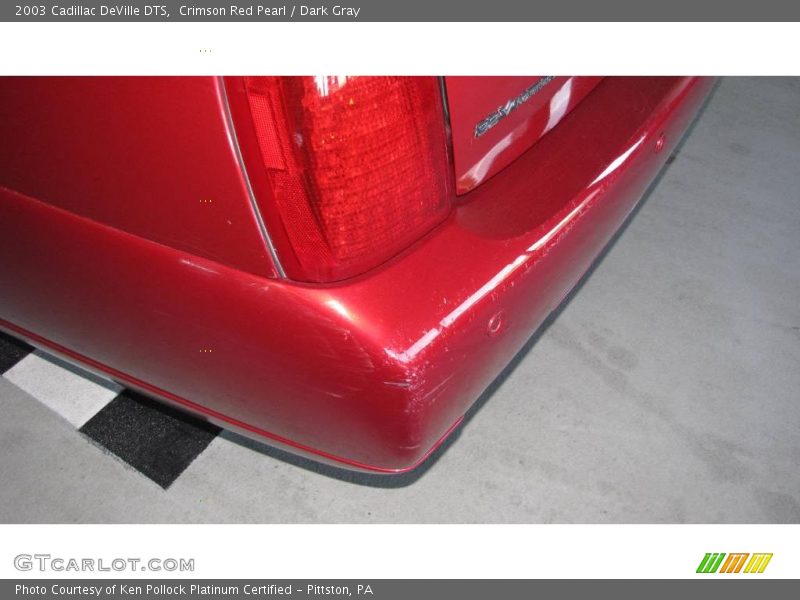Crimson Red Pearl / Dark Gray 2003 Cadillac DeVille DTS