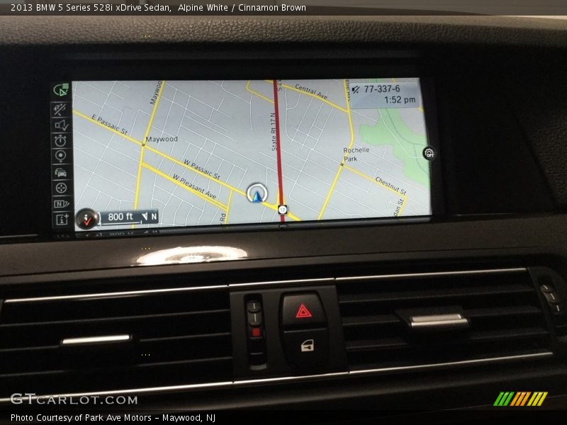 Alpine White / Cinnamon Brown 2013 BMW 5 Series 528i xDrive Sedan