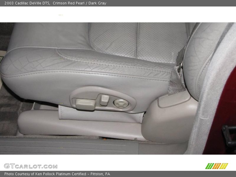 Crimson Red Pearl / Dark Gray 2003 Cadillac DeVille DTS