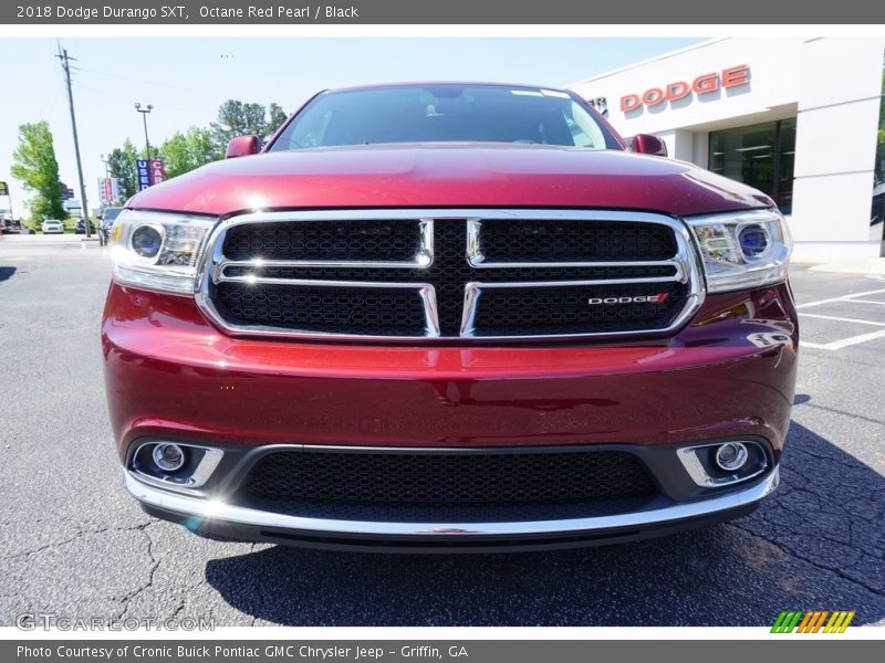 Octane Red Pearl / Black 2018 Dodge Durango SXT
