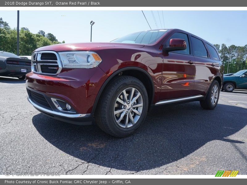 Octane Red Pearl / Black 2018 Dodge Durango SXT