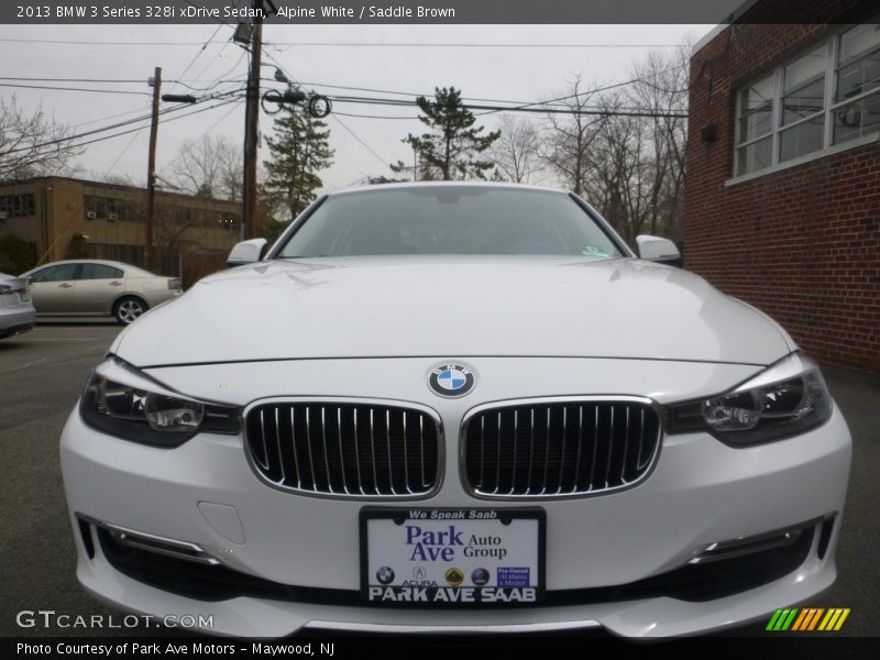 Alpine White / Saddle Brown 2013 BMW 3 Series 328i xDrive Sedan