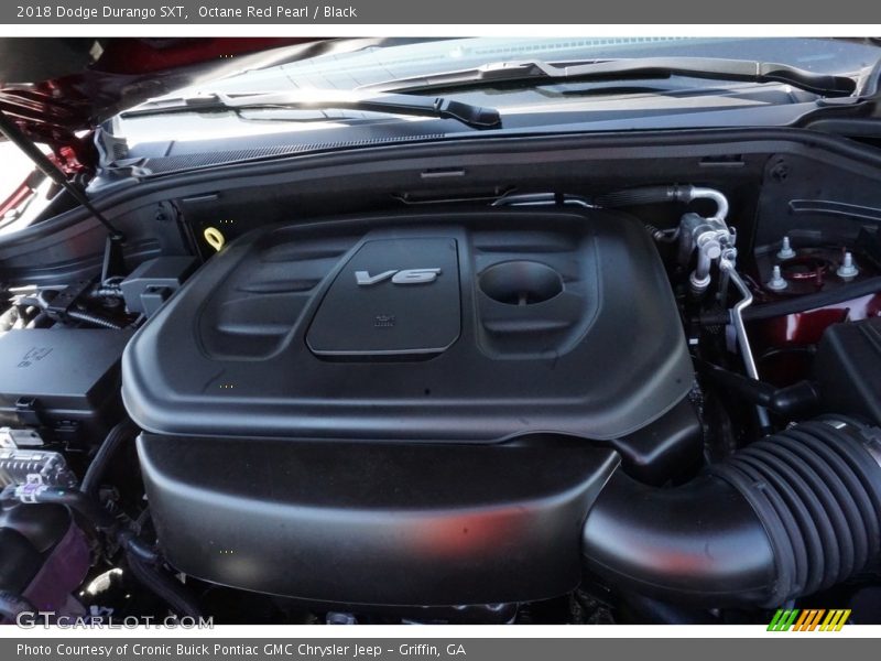 Octane Red Pearl / Black 2018 Dodge Durango SXT