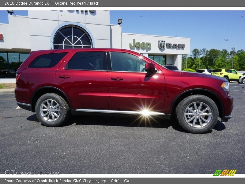 Octane Red Pearl / Black 2018 Dodge Durango SXT