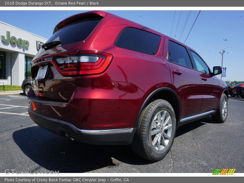 Octane Red Pearl / Black 2018 Dodge Durango SXT
