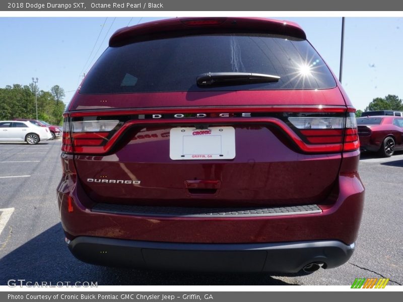 Octane Red Pearl / Black 2018 Dodge Durango SXT