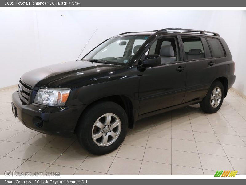 Black / Gray 2005 Toyota Highlander V6