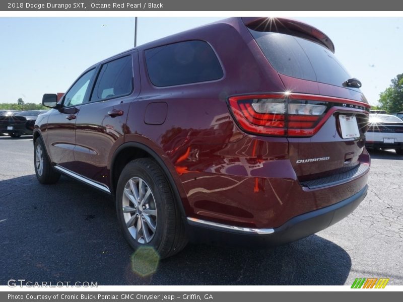 Octane Red Pearl / Black 2018 Dodge Durango SXT