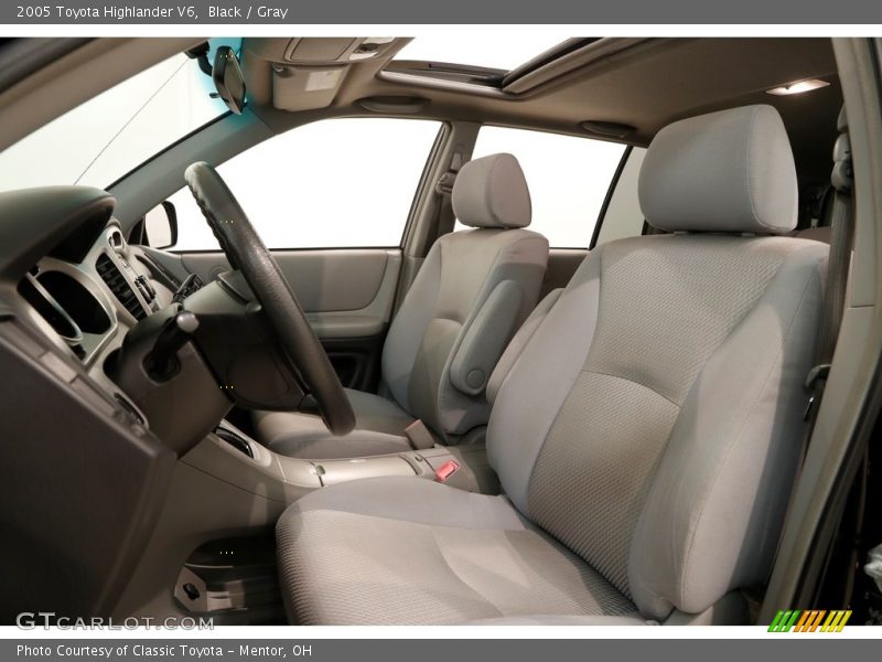 Black / Gray 2005 Toyota Highlander V6